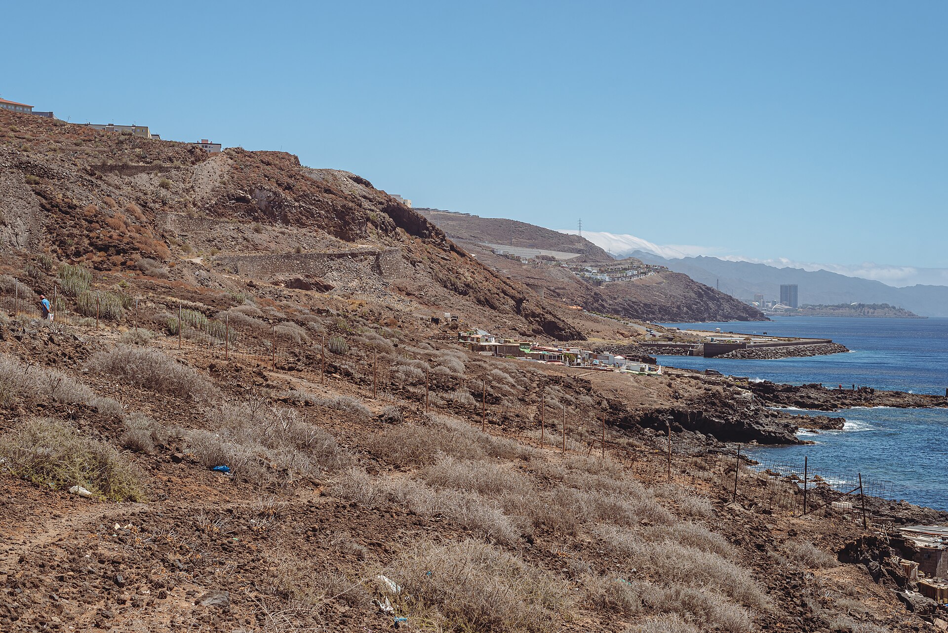 Paisaje de Acorán, Santa Cruz de Tenerife, Tenerife, Islas Canarias