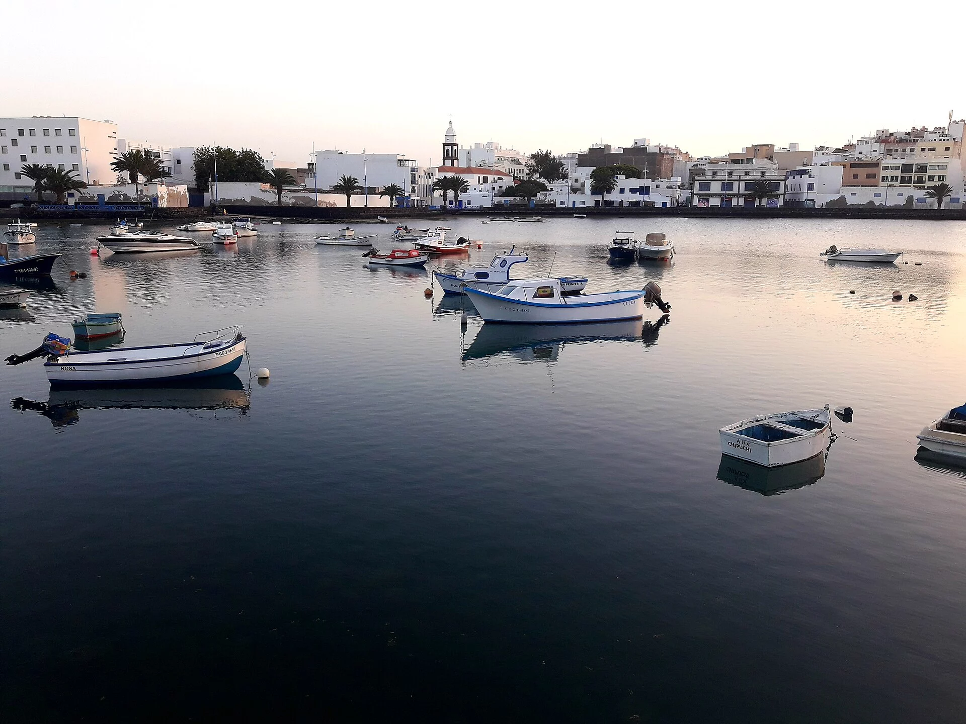 Paisaje de Arrecife Centro, Arrecife, Lanzarote, Islas Canarias