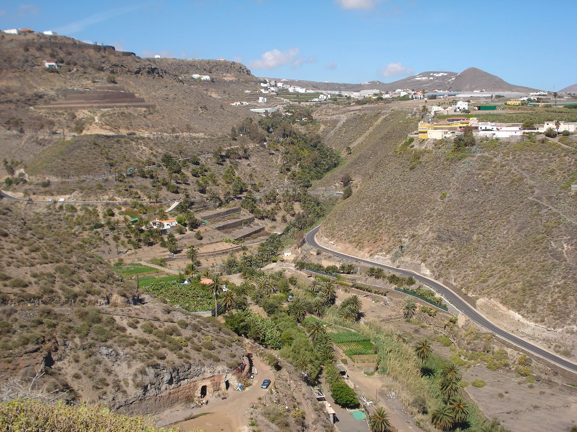 Paisaje de Cabo Verde, Moya, Gran Canaria, Islas Canarias