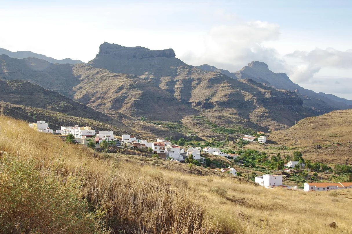 Paisaje de Casas de Veneguera, Mogán, Gran Canaria, Islas Canarias