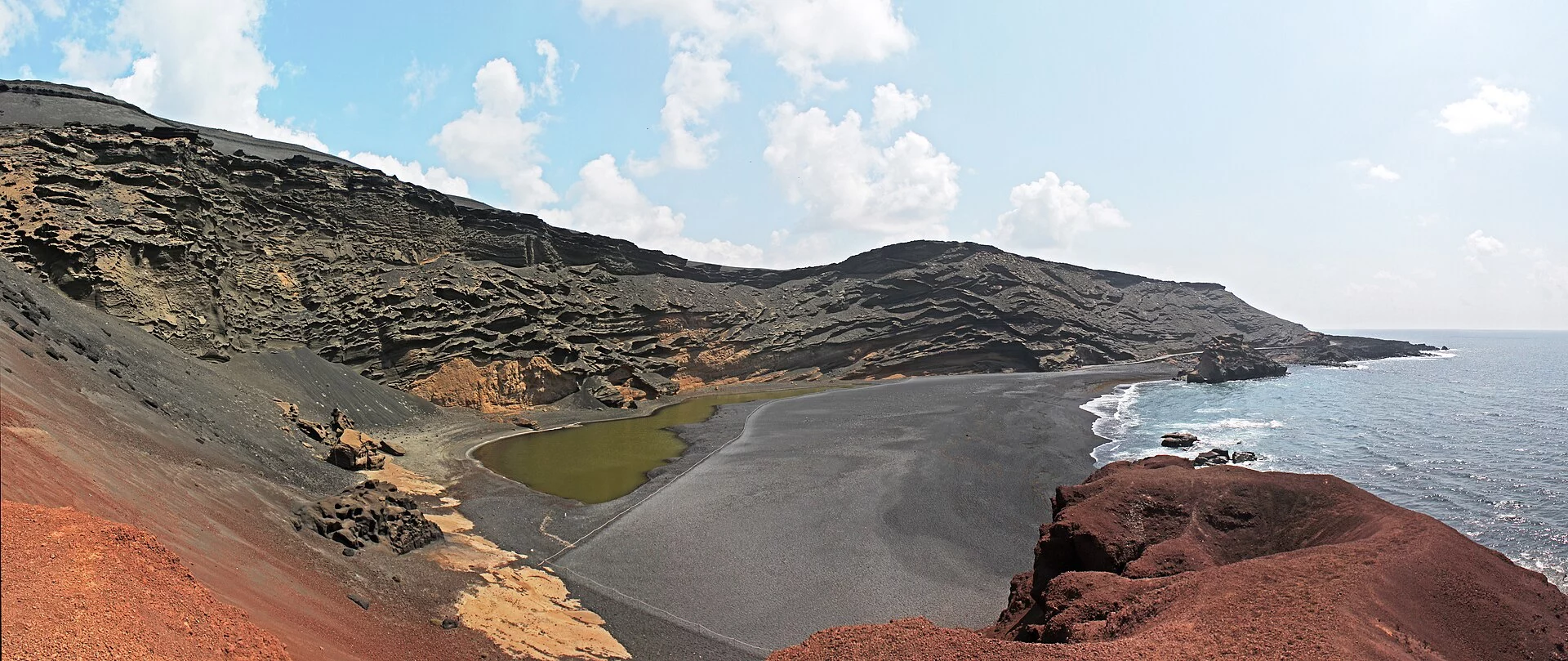 Paisaje de El Golfo, Yaiza, Lanzarote, Islas Canarias