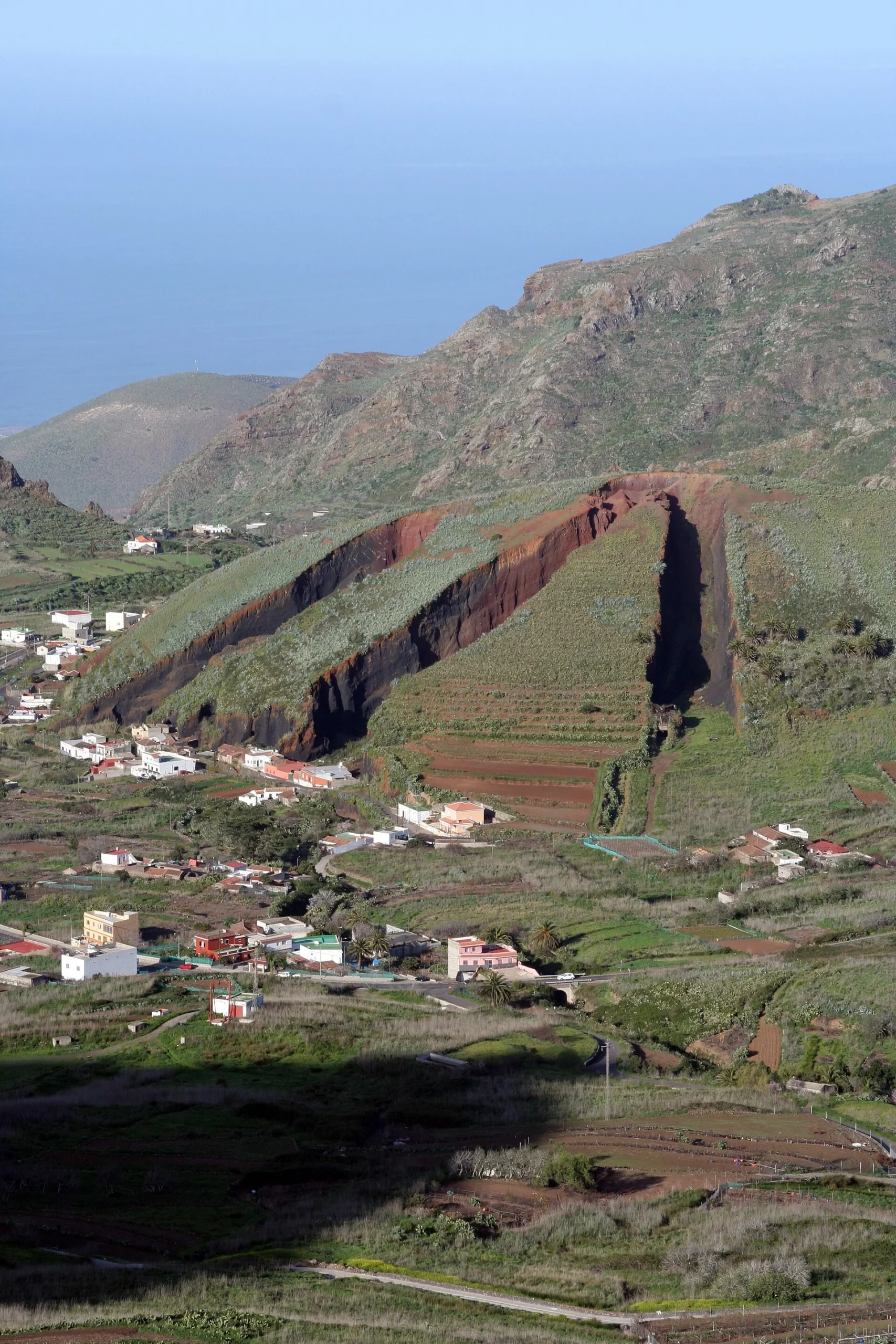 Paisaje de El Palmar, Buenavista del Norte, Tenerife, Islas Canarias
