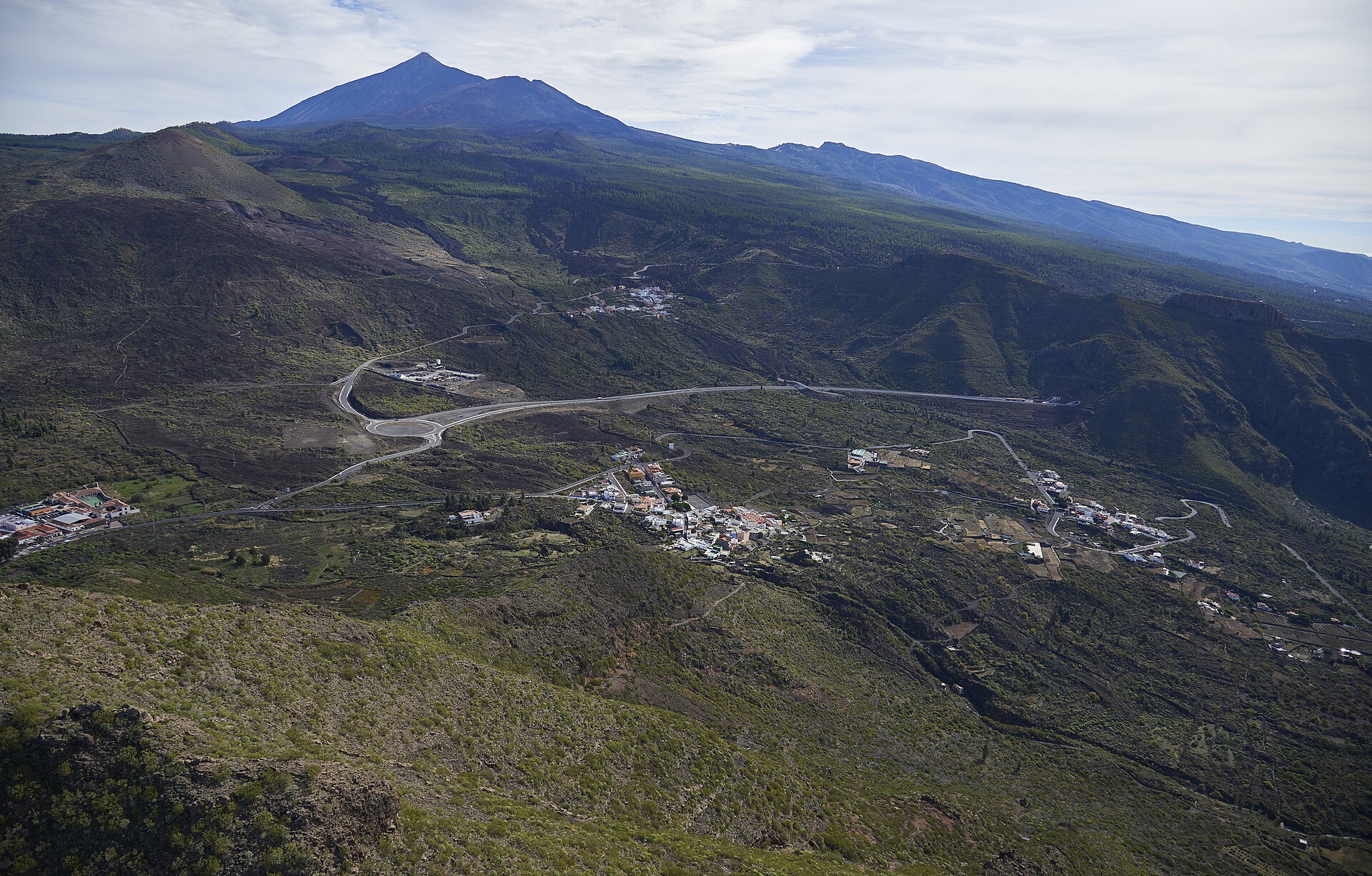 Paisaje de El Retamar, Santiago del Teide, Tenerife, Islas Canarias