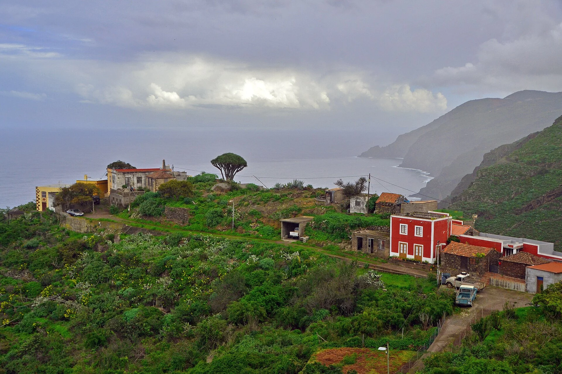 Paisaje de El Tablado, Garafía, La Palma, Islas Canarias