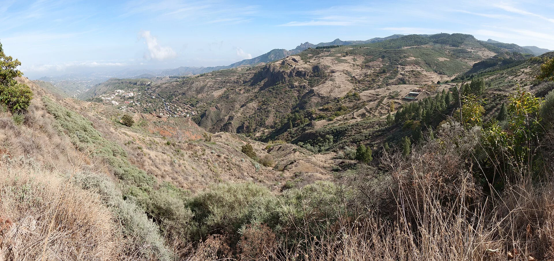 Paisaje de Las Lagunetas, Buenavista del Norte, Tenerife, Islas Canarias