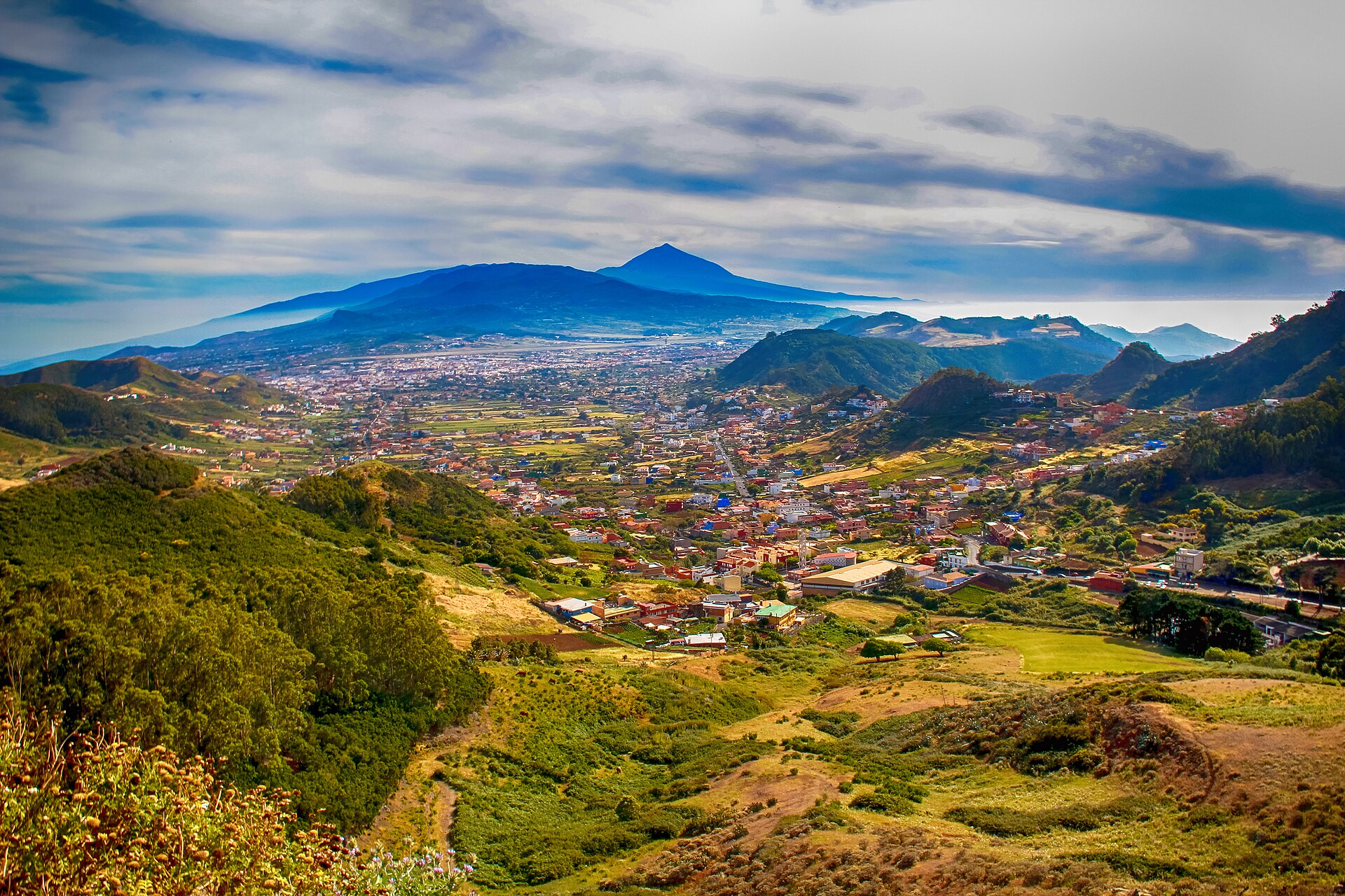 Paisaje de Las Mercedes, San Cristóbal de La Laguna, Tenerife, Islas Canarias