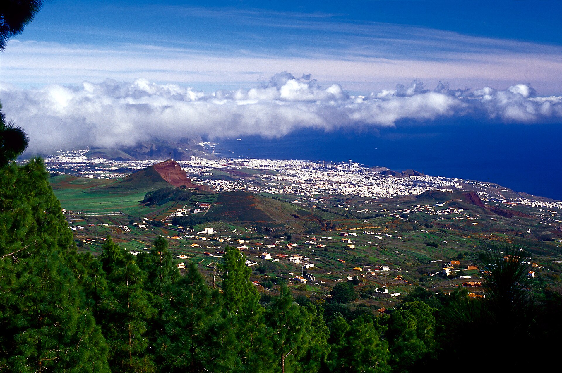 Paisaje de Las Montañas, San Cristóbal de La Laguna, Tenerife, Islas Canarias