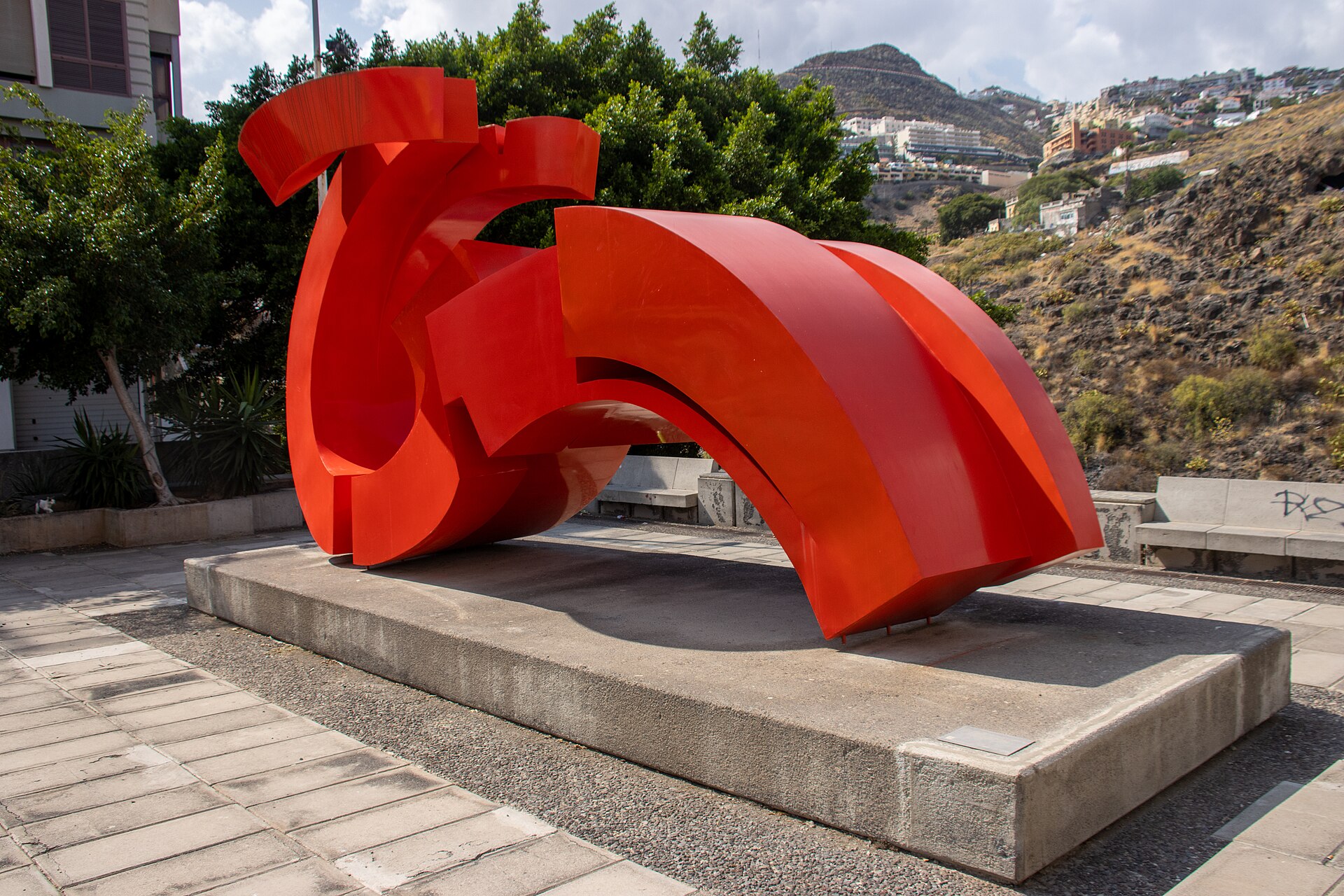 Paisaje de Las Palmas, Santa Cruz de Tenerife, Tenerife, Islas Canarias