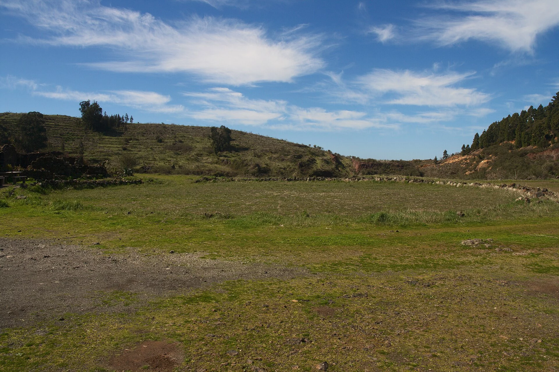Paisaje de Los Partidos de Franquis, El Tanque, Tenerife, Islas Canarias