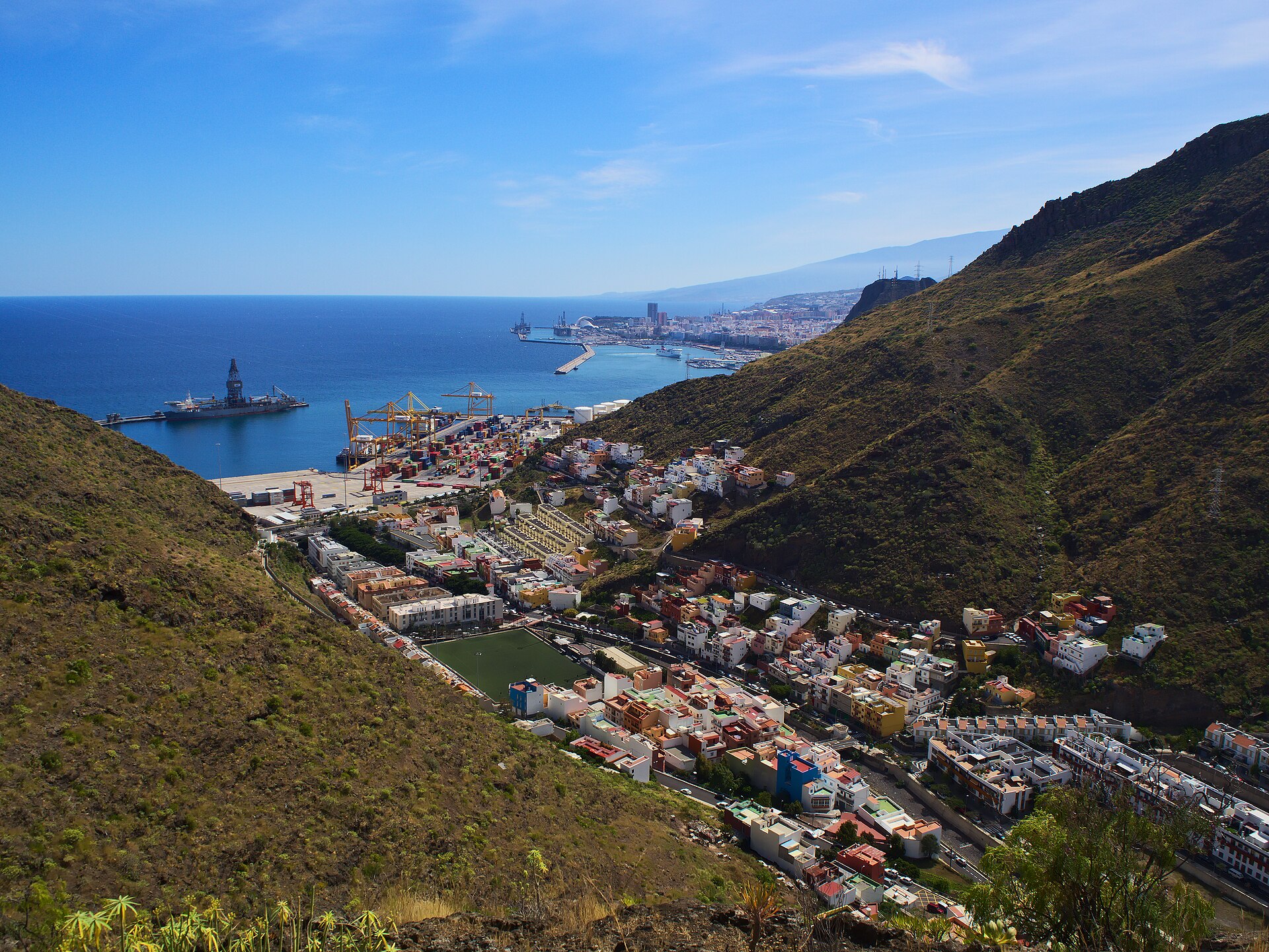 Paisaje de María Jiménez, Santa Cruz de Tenerife, Tenerife, Islas Canarias