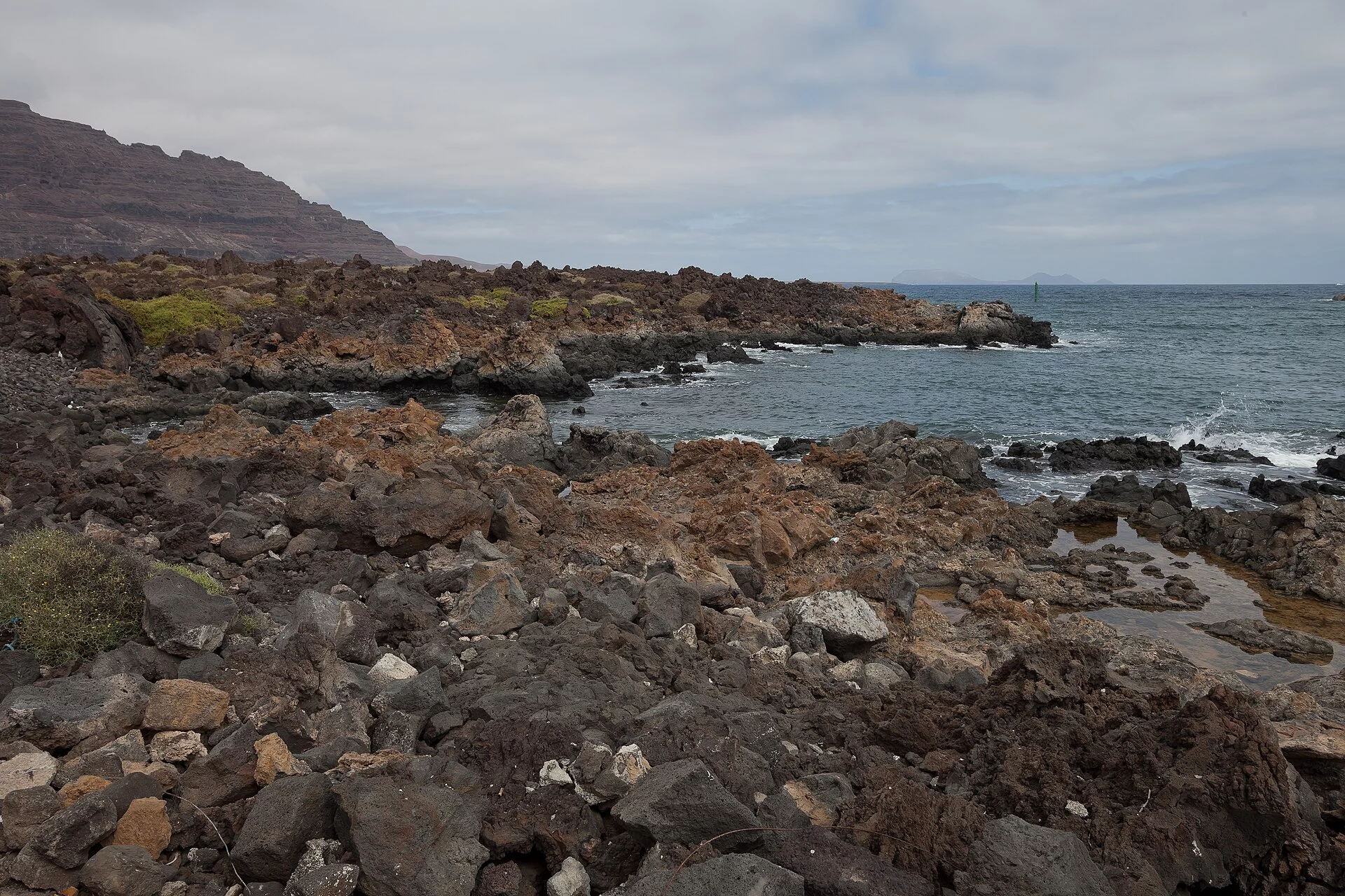 Paisaje de Órzola, Haría, Lanzarote, Islas Canarias
