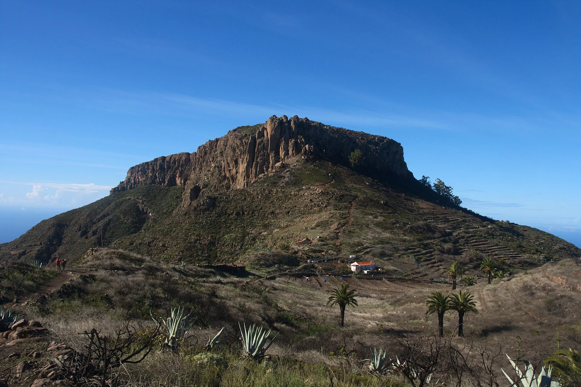 Paisaje de Pavón, Vallehermoso, La Gomera, Islas Canarias