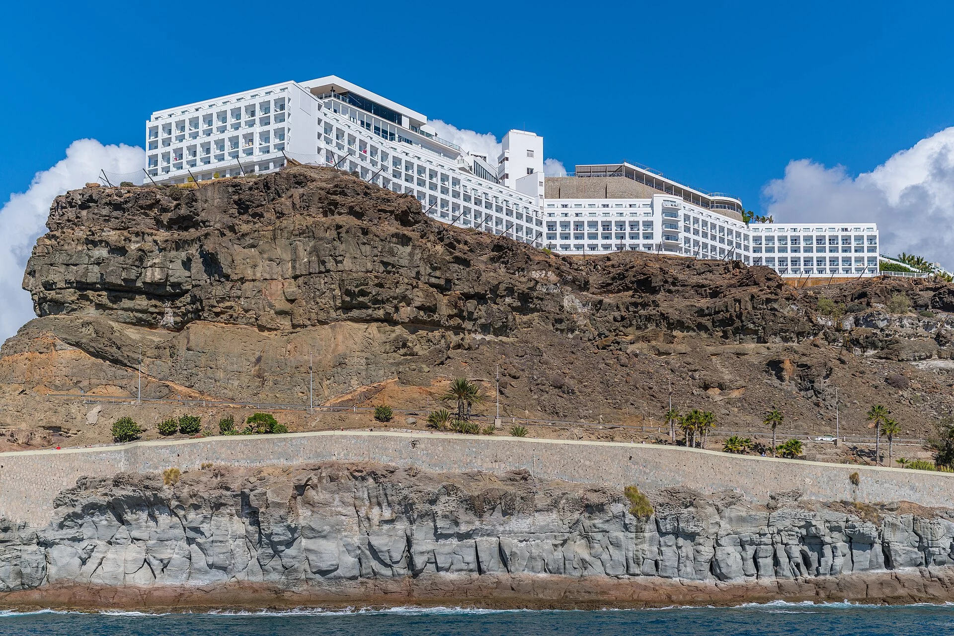 Paisaje de Playa Amadores, Mogán, Gran Canaria, Islas Canarias