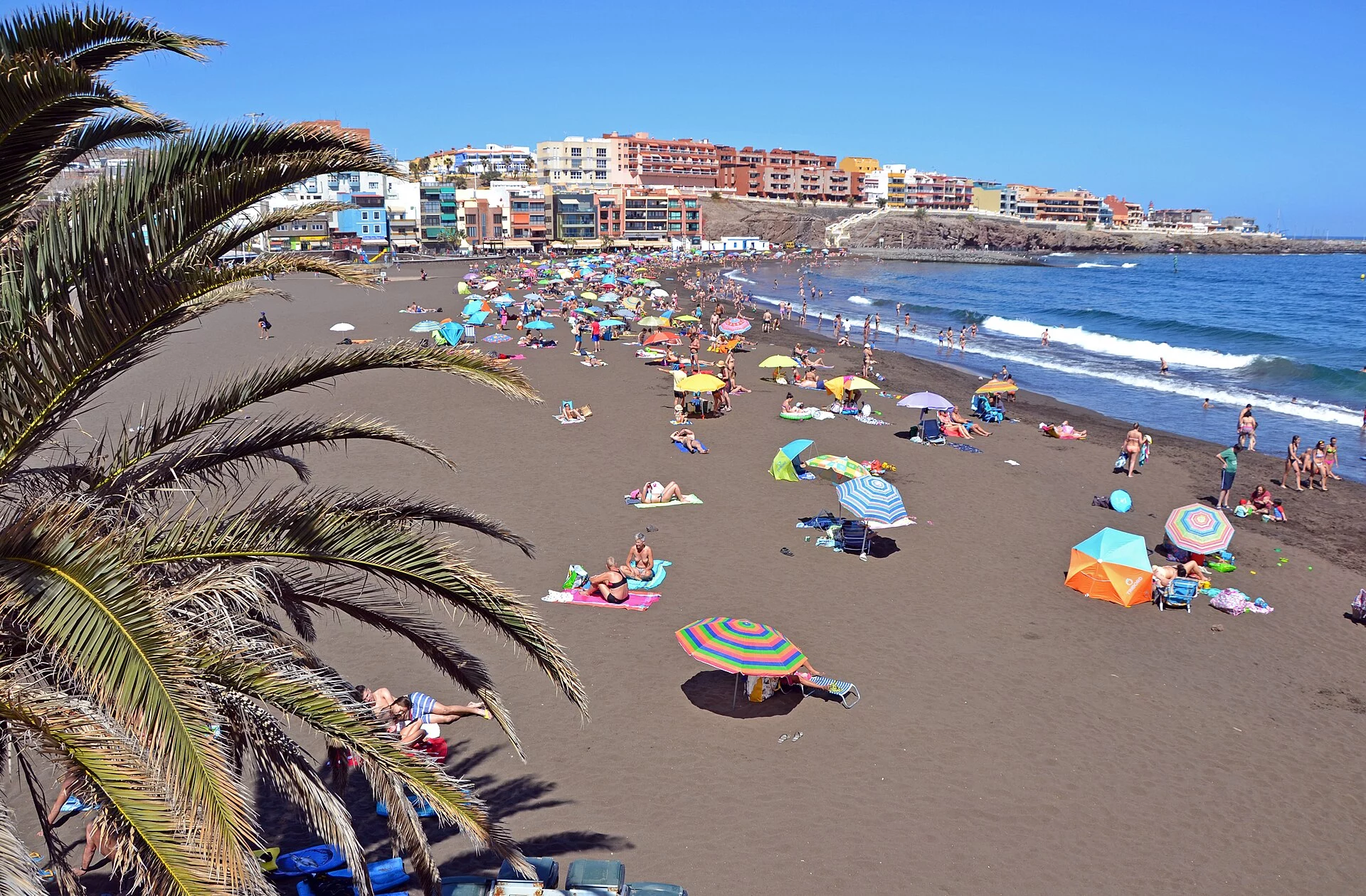 Paisaje de Playa de Melenara, Telde, Gran Canaria, Islas Canarias