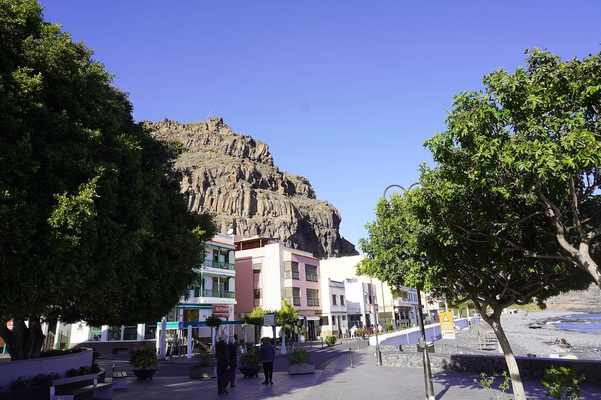 Paisaje de Playa de Santiago, Alajeró, La Gomera, Islas Canarias