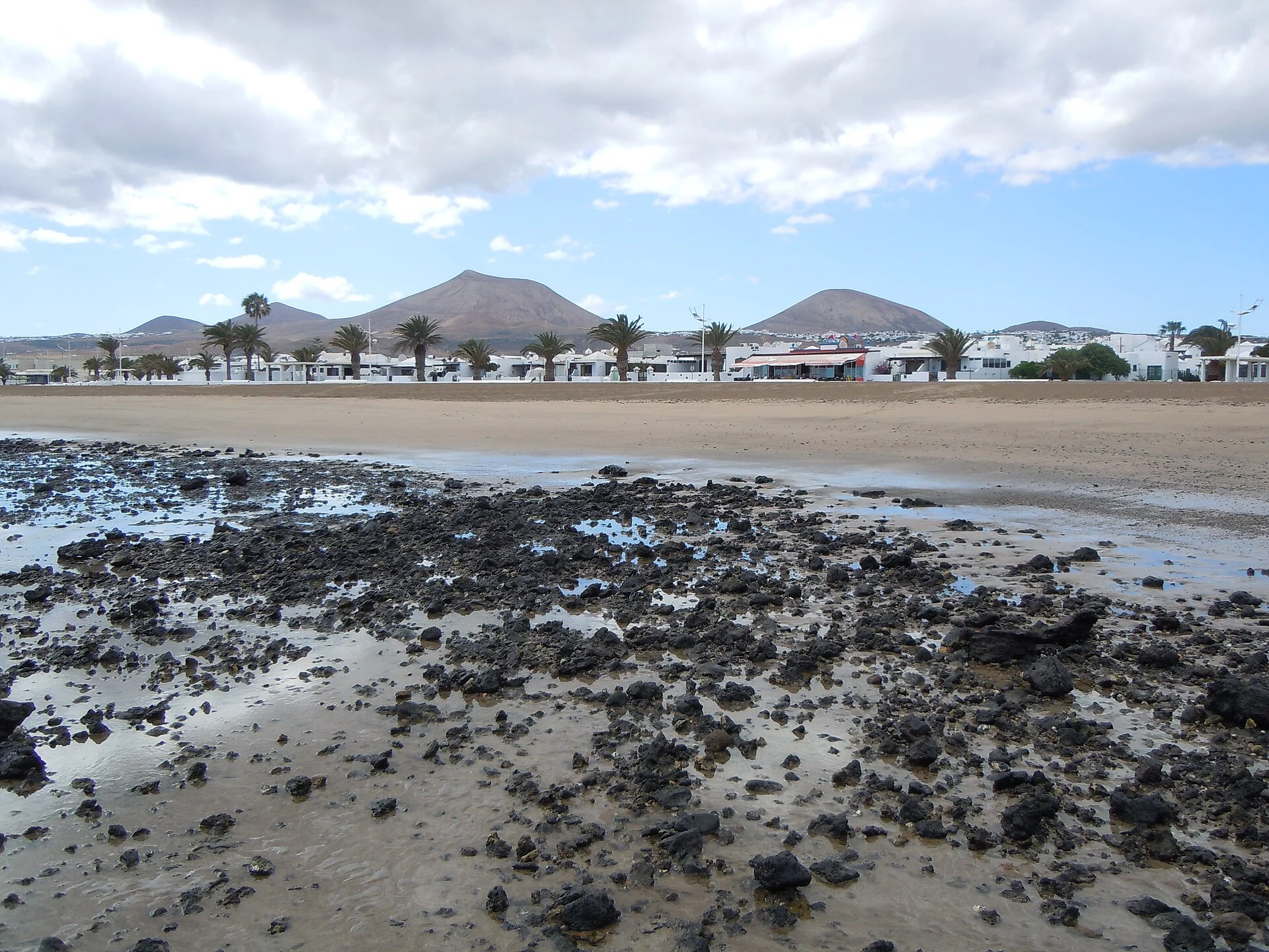 Paisaje de Playa Honda, San Bartolomé, Lanzarote, Islas Canarias