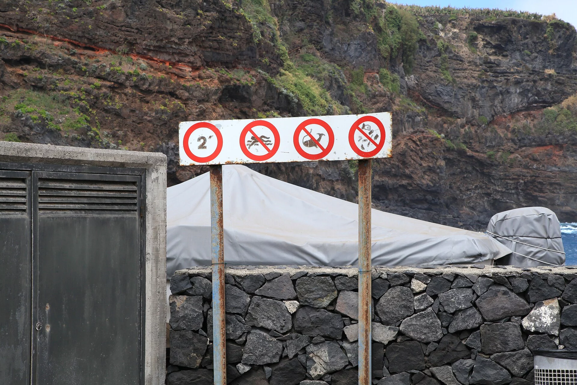 Paisaje de Puerto Espíndola, San Andrés y Sauces, La Palma, Islas Canarias