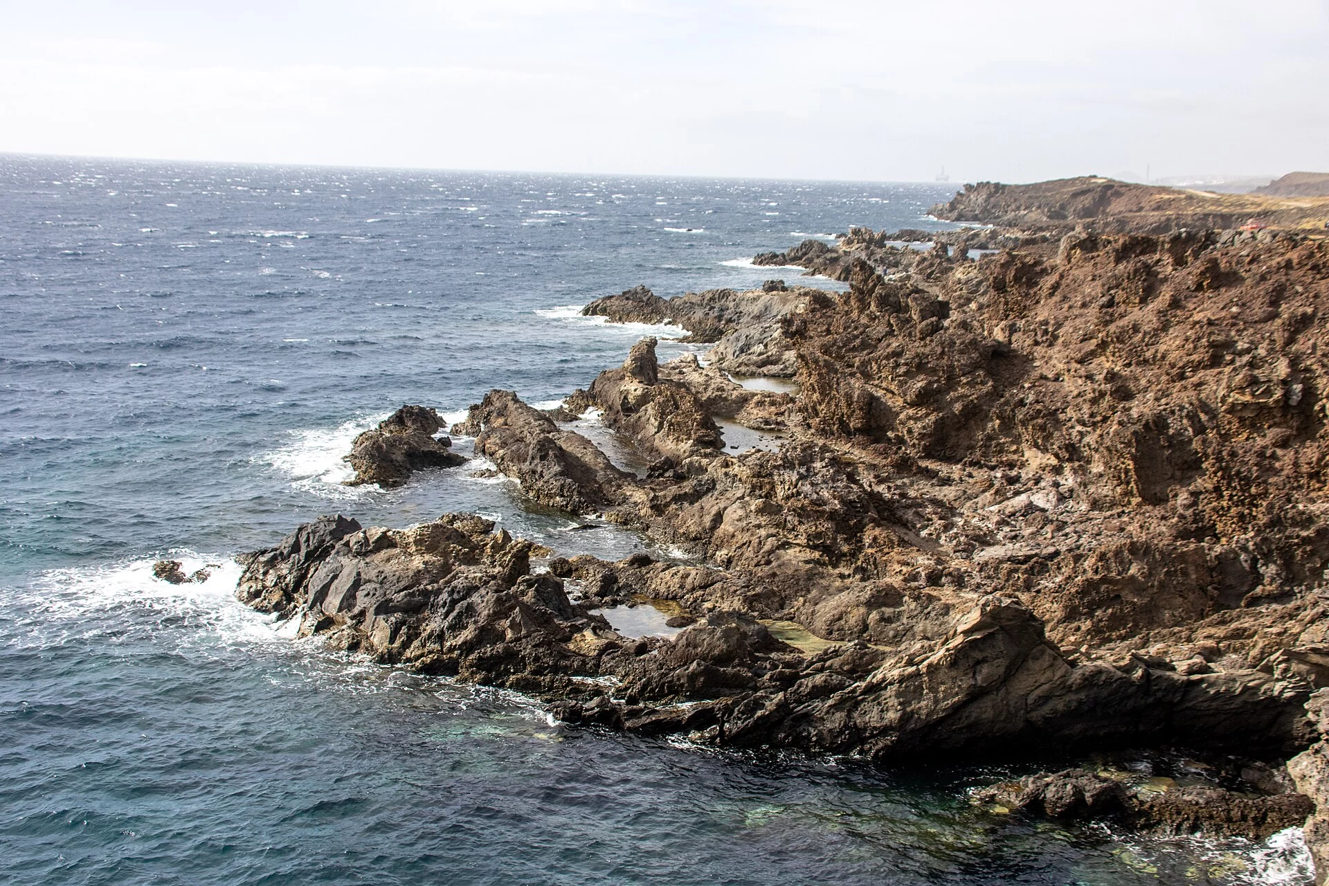 Paisaje de Punta de Abona, Arico, Tenerife, Islas Canarias