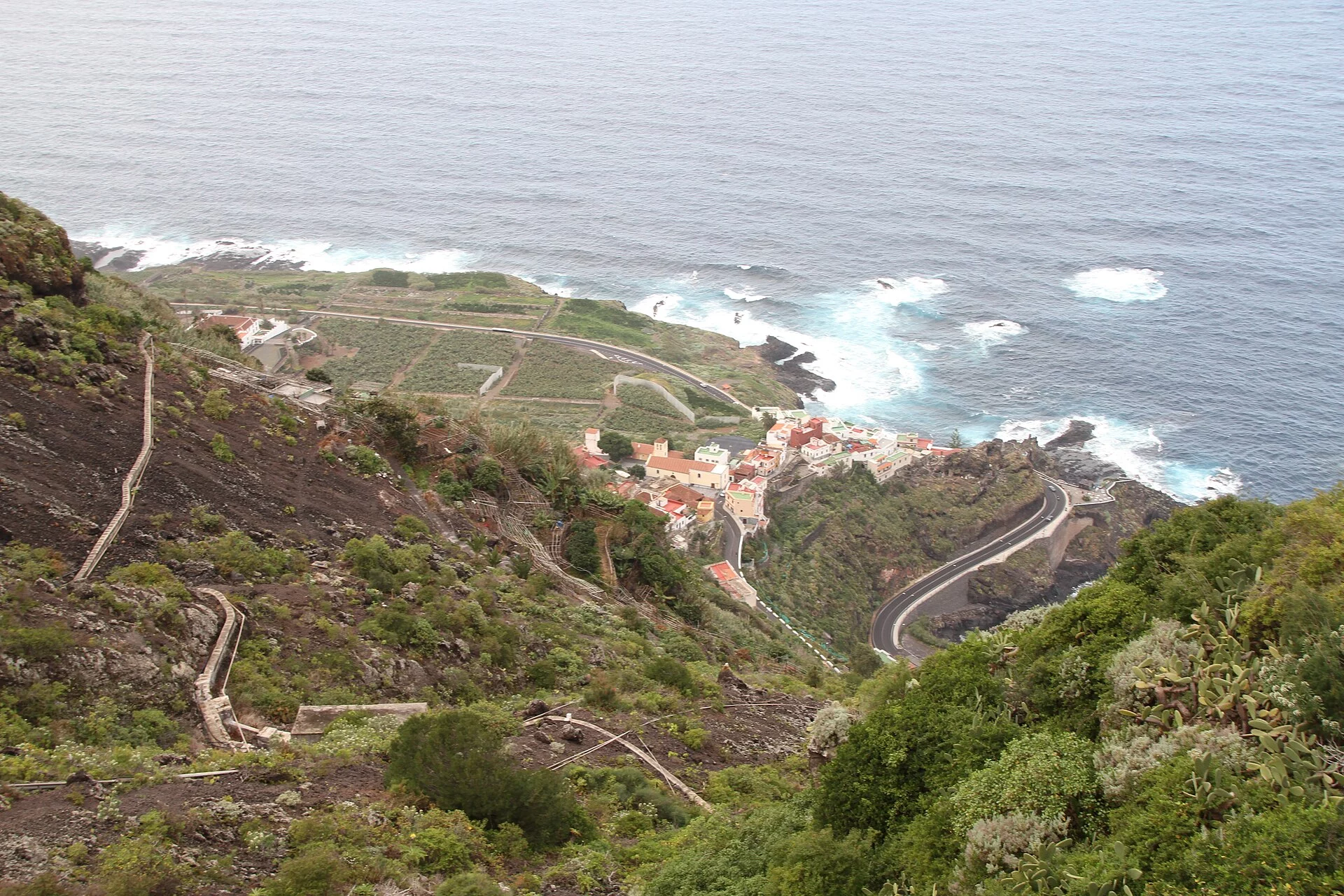 Paisaje de San Pedro de Daute, Garachico, Tenerife, Islas Canarias