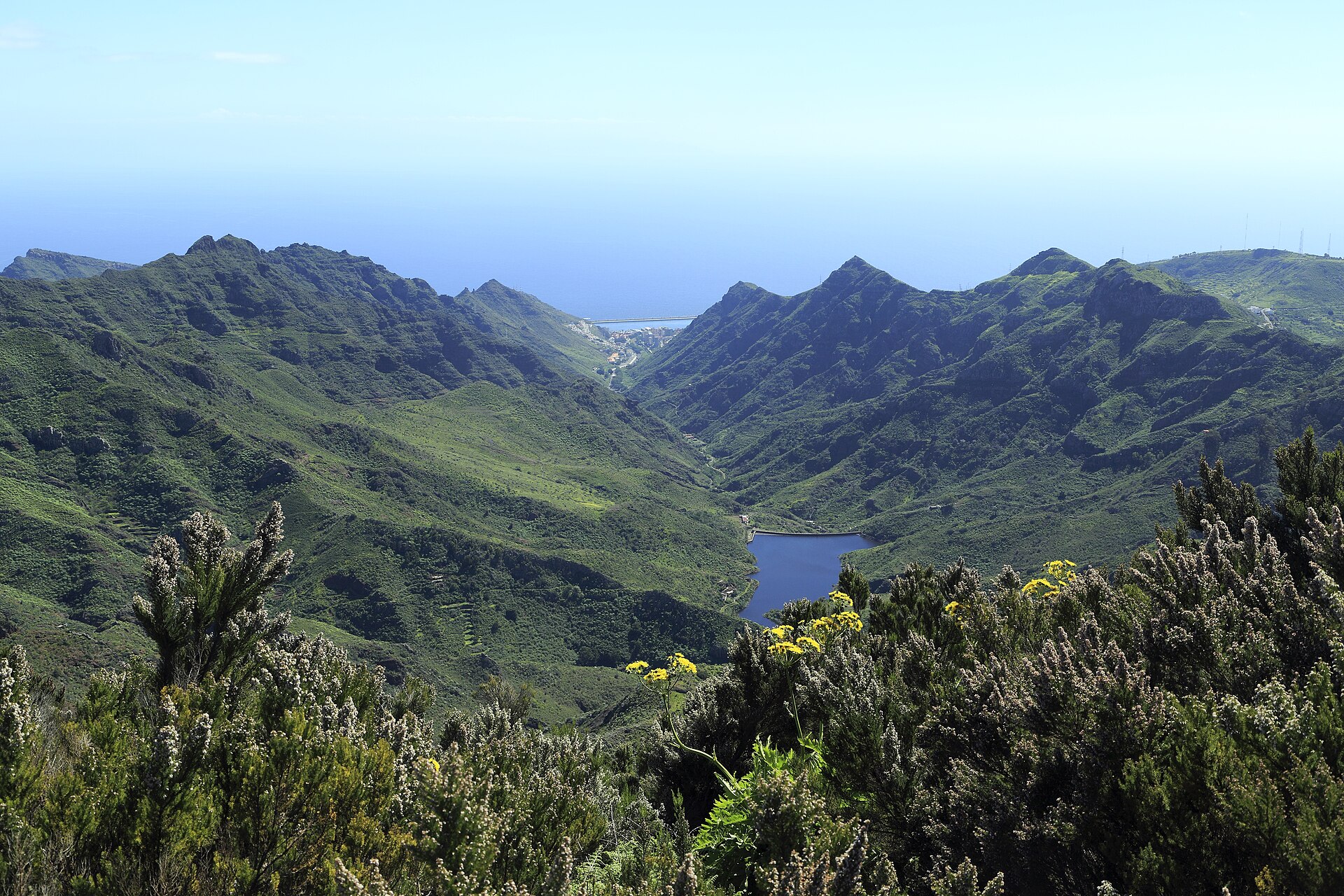 Paisaje de Tahodio, Santa Cruz de Tenerife, Tenerife, Islas Canarias